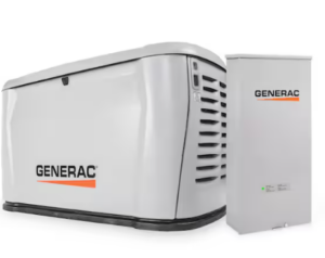 Backup generator for home, in Greenville, SC